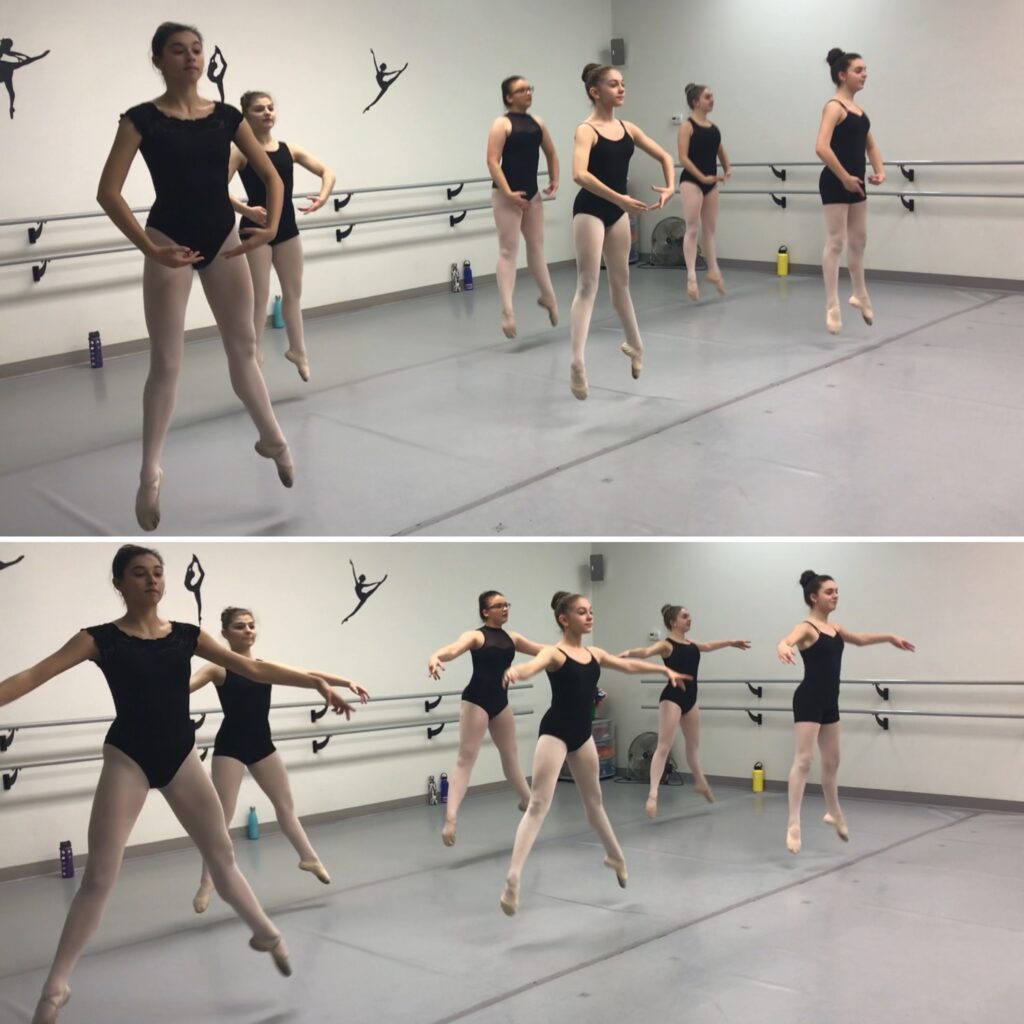 Main Division ballet class at The Ballet Center